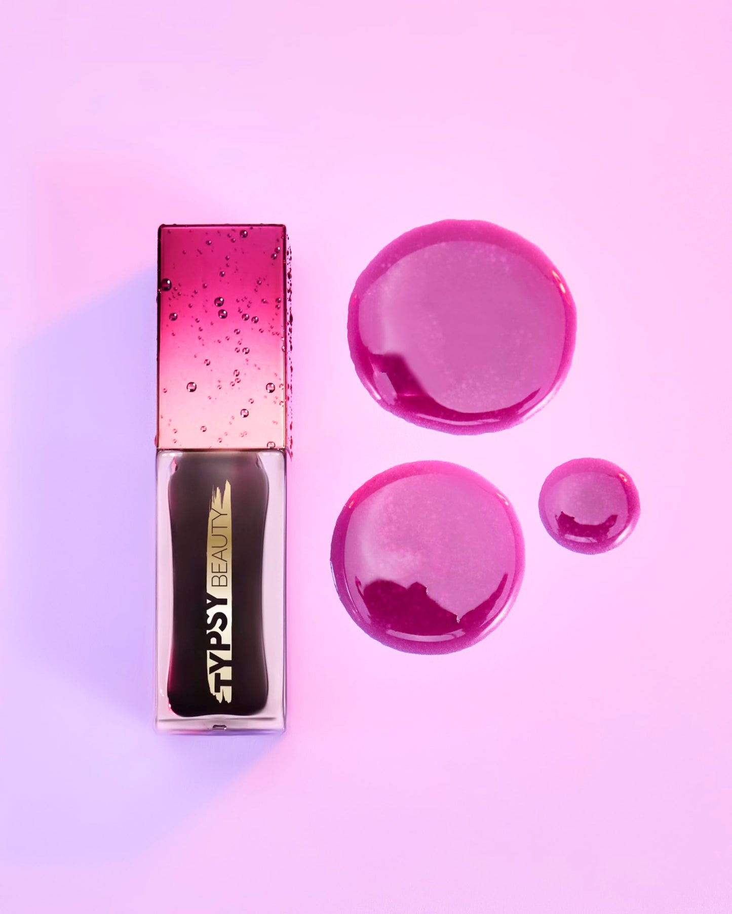 Typsy Beauty Midnight 2-In-1 Lip & Cheek Oil | Ph-Activated Custom Berry Pink, Intense Hydration With Acai Berry & Hibiscus Oil, Long Lasting Glossy Lip Tint & Blush, Formulated In Italy 6.4G