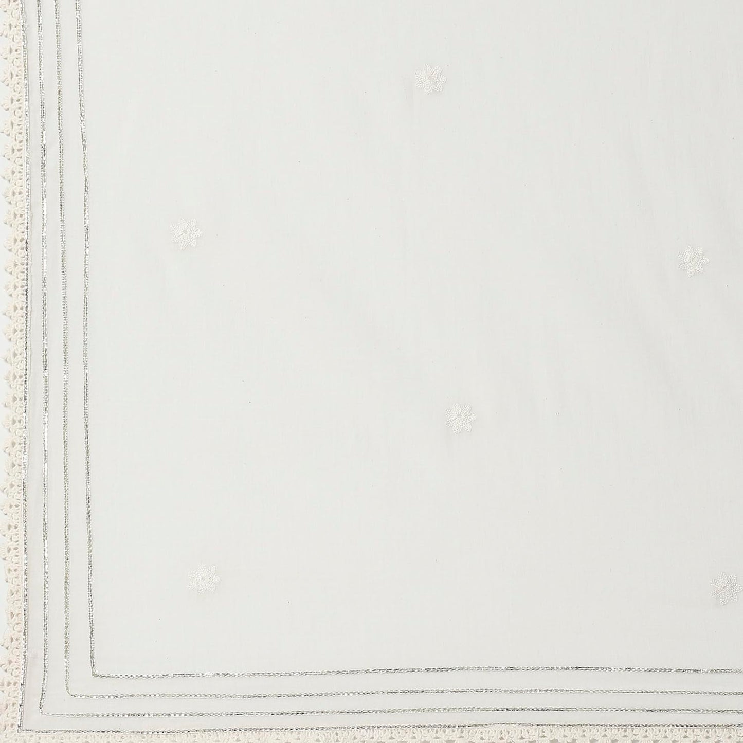 Biba Women's Pure Cotton Kurta Set (SKDNKSI10473SS25OWHT_Off White