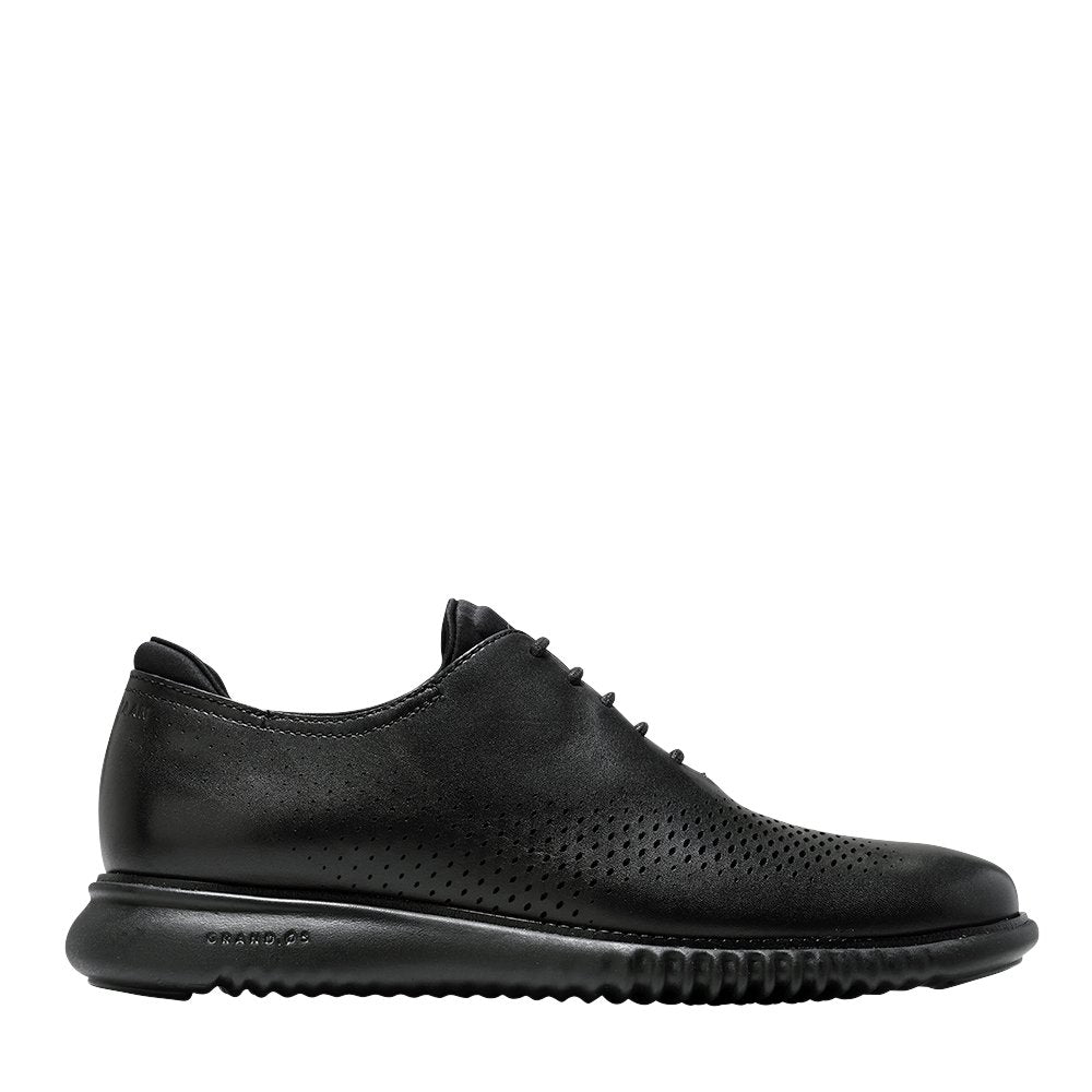 Cole Haan mens 2.0 Zerogrand Laser Wing Oxford, Black Leather/Black, 9.5 US