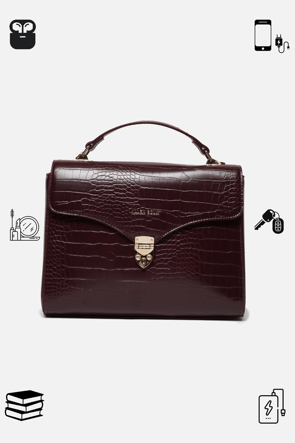 Allen Solly Women's Western (Wine)