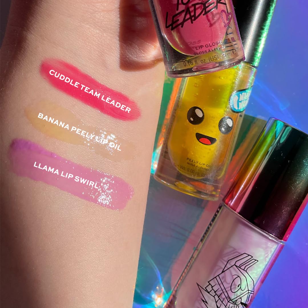 Makeup Revolution-X Fortnite- Lip oil-Peely Banana | Pucker up with Peely Lip Oil |A hydrating & non-sticky formula | A perfect everyday wear oil |Get lively looking, super sweet lips | 5ml