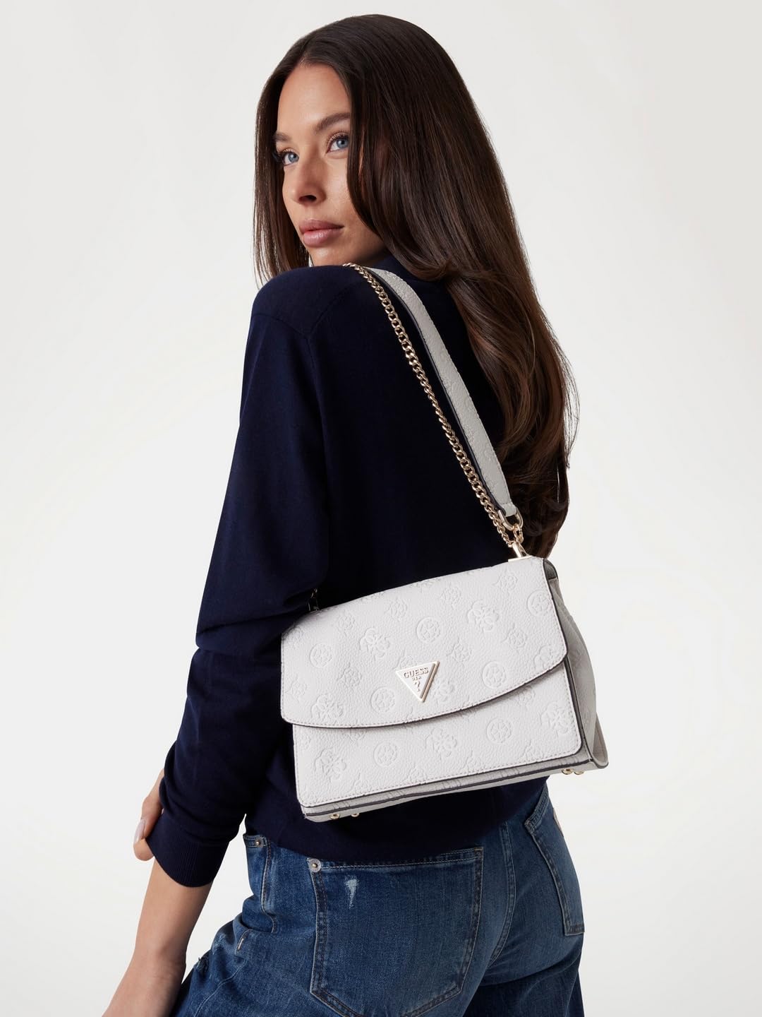 GUESS Women's Western (Off White)