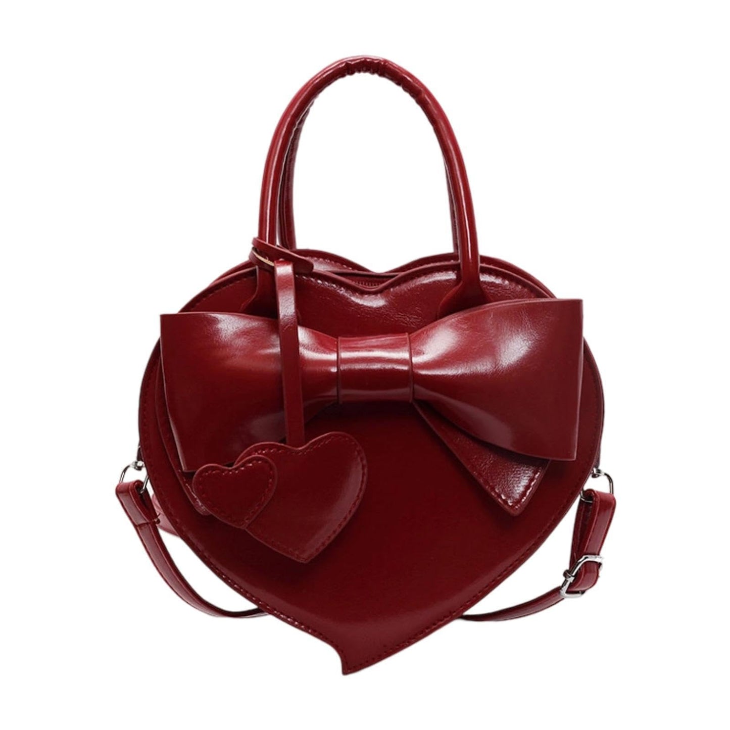 Enakshi® Women Handbag Clutch Decor Funny Heart Shaped Purse for Summer Dating Travel Red|Clothing, Shoes & Accessories | Womens Handbags & Bags