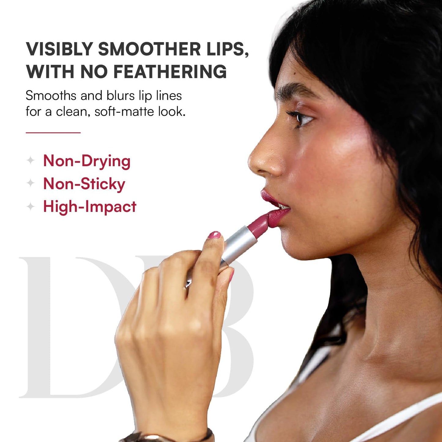 Dream Beauty Intuition Lipstick – ROOH | Mauve Pink | Creamy Matte, Smooth Glide | Lightweight, Non-Drying, High Color Payoff | Everyday Wear | 4.2g