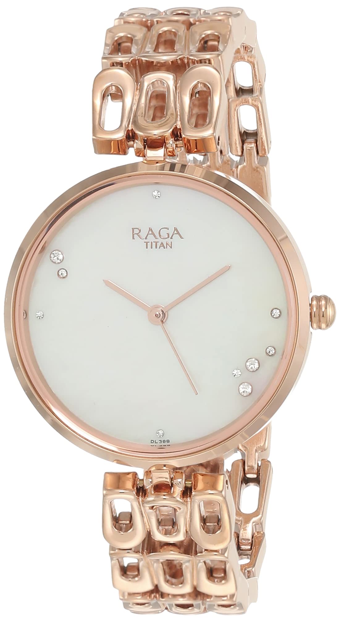 Titan Raga Chic Mother of Pearl Dial Women Analog Watch with Metal Strap-NS2659WM01/NT2659WM01