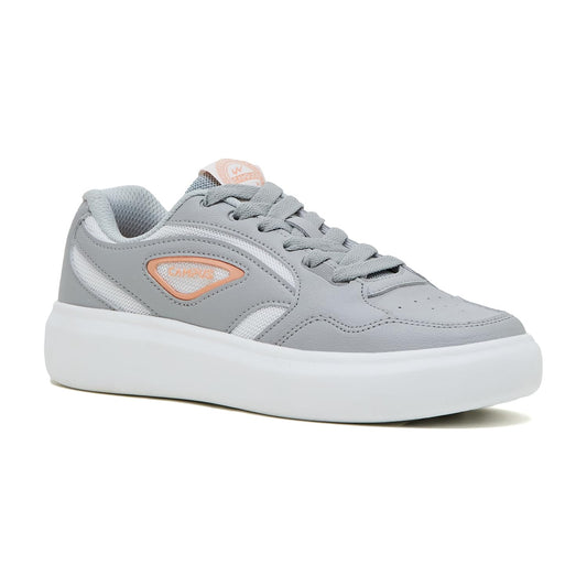 Campus Women's Mighty L.Gry/WHT Sneakers - 6UK/India 1 Pair