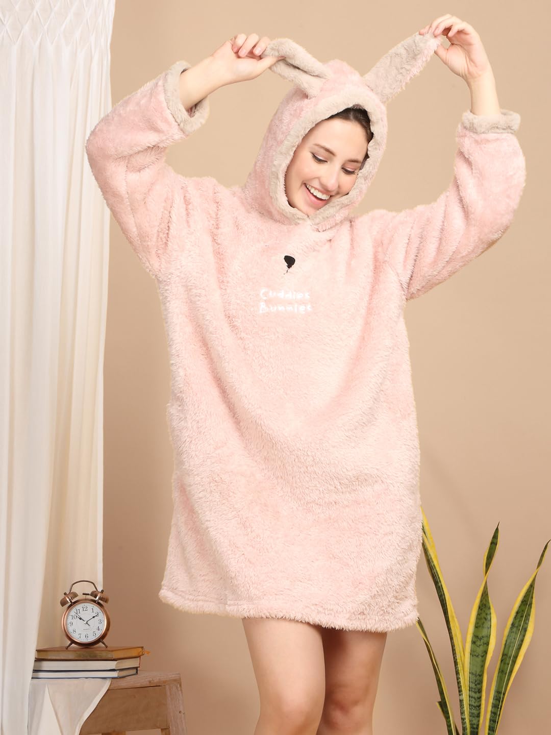 Sweet Dreams Women Solid Night Dress