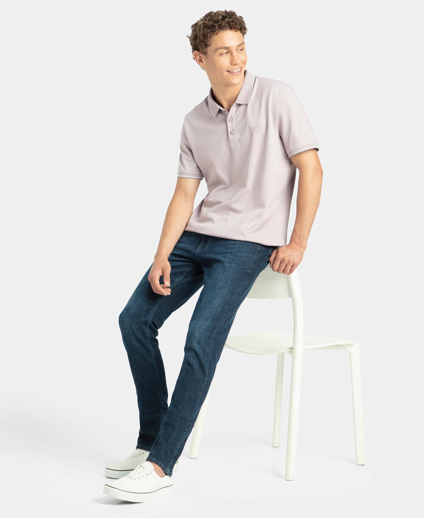 Jockey 3911 Men's Super Combed Cotton Rich Solid Half Sleeve Polo T-Shirt_Nirvana_XL