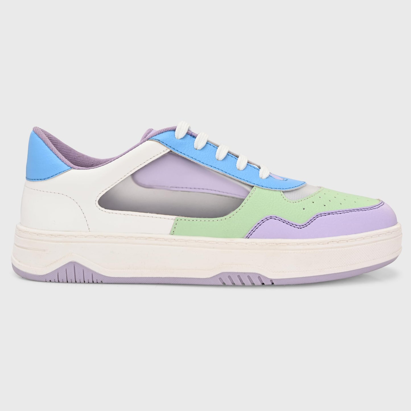 Centrino Women Sneaker | Cushioned Insole for Comfort | Stylish Lace-Up Design | Perfect for Casual Outfit for Girls 9758-3 Purple