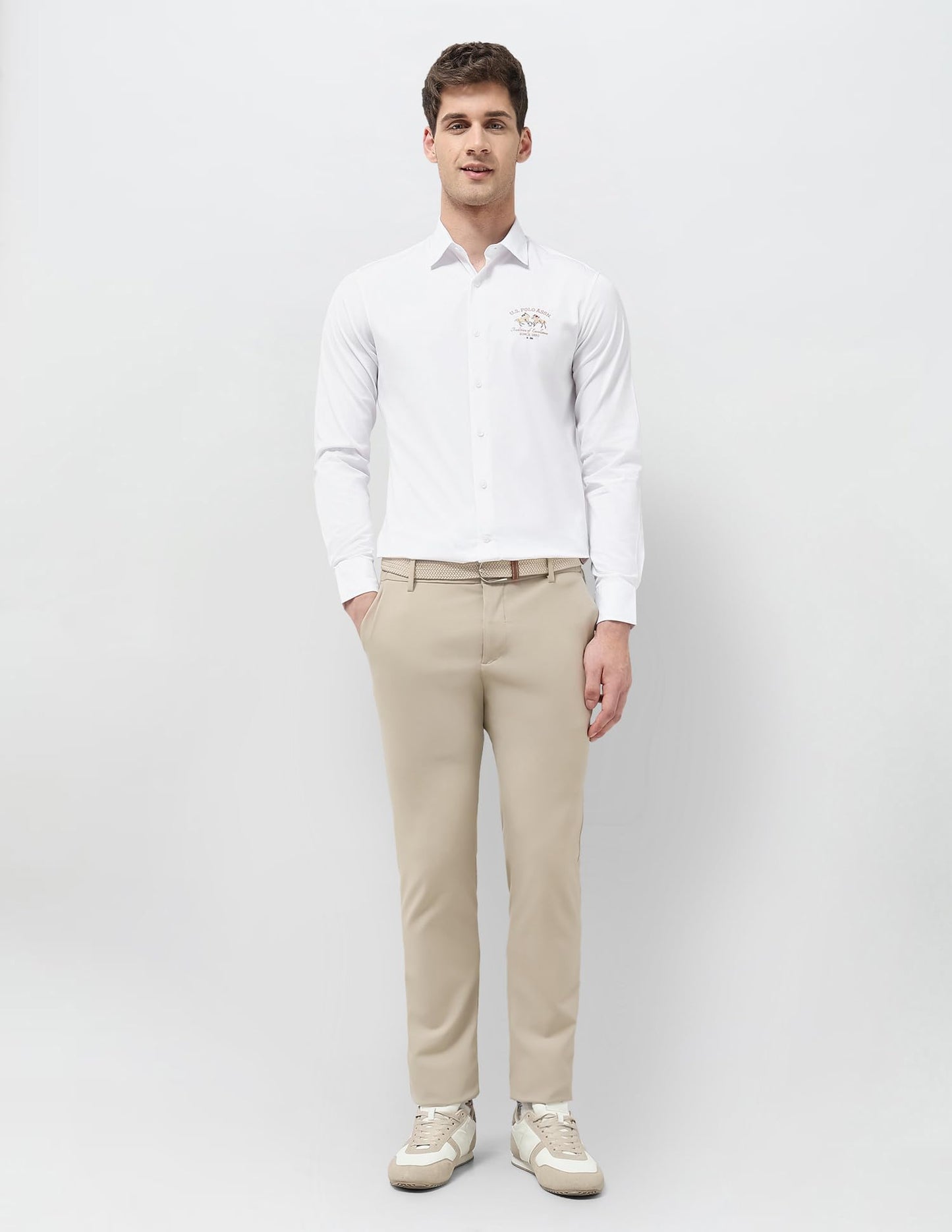 U.S. Polo Assn. Men's Solid Tailored Fit Shirt