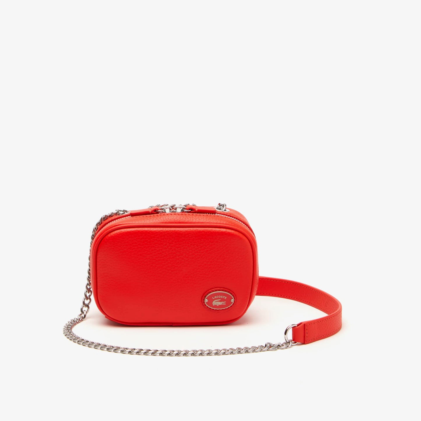 Lacoste Women's Top Grain Leather Square Shoulder Bag (NF4252L41)