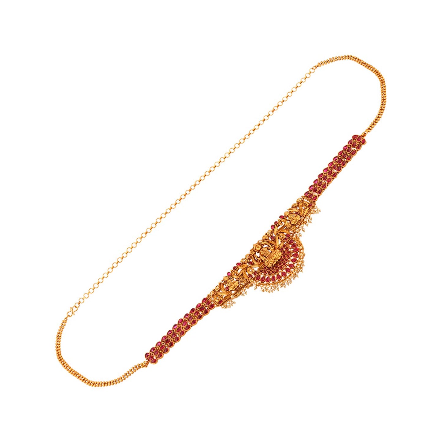 VOYLLA Southern Bridals Jewellery Set for Women (Golden) (8907617985404)