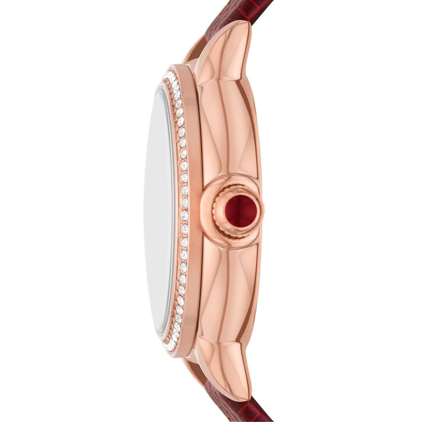 Emporio Armani Red Quartz Leather Watch AR11646