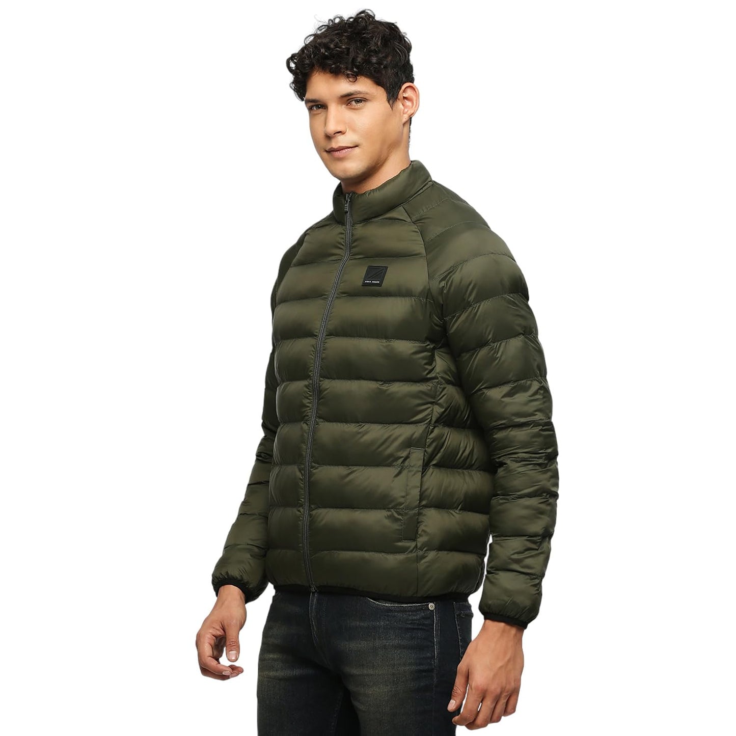 Pepe Jeans Men's A-Line Coat (PM402934_Olive Green