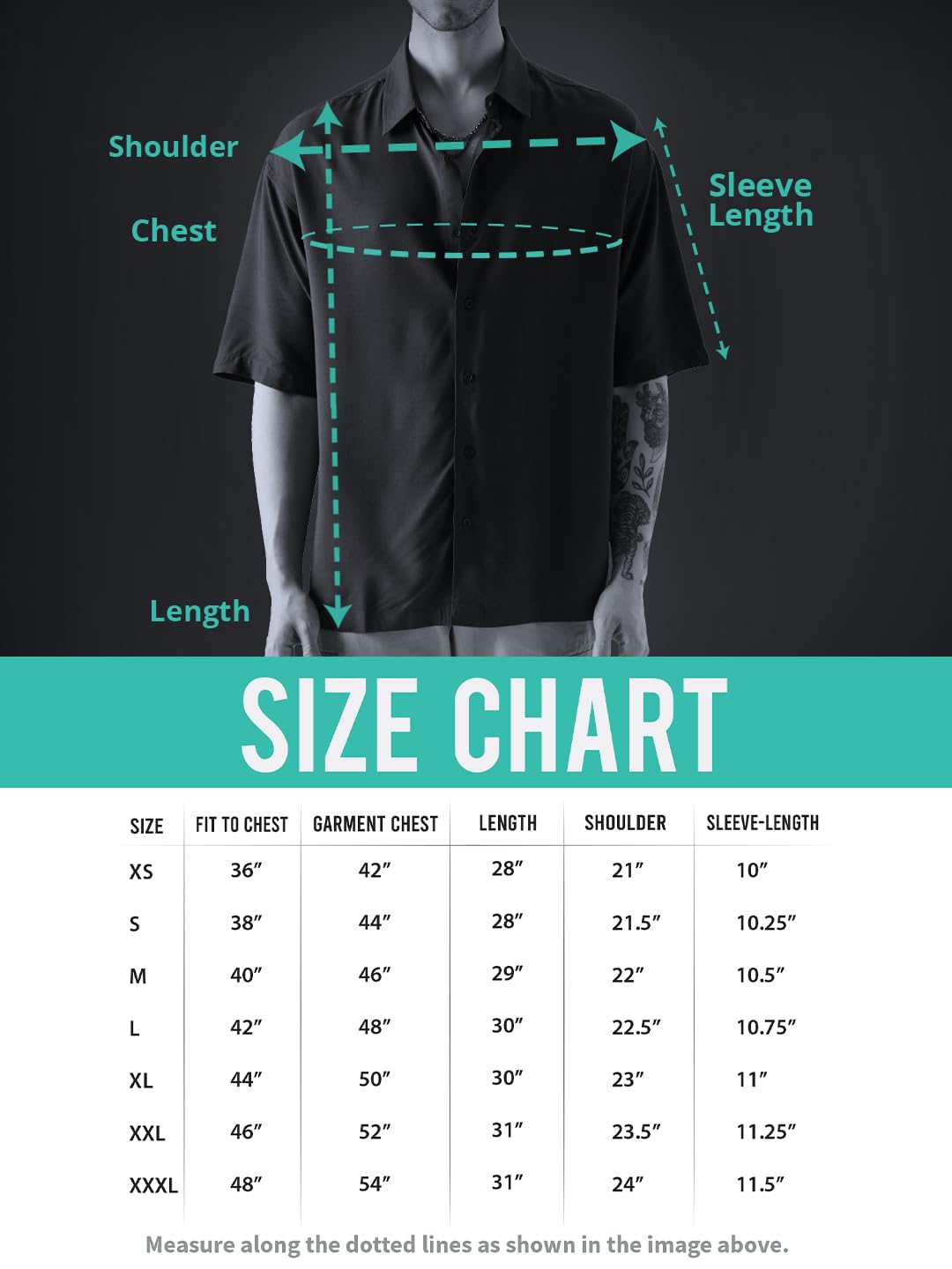 The Souled Store Oversized Shirt: Dragonfly Men and Boys Short Sleeves Cuban Collar Printed Viscose Relaxed Fit Casual Shirts |Dark Brown, S