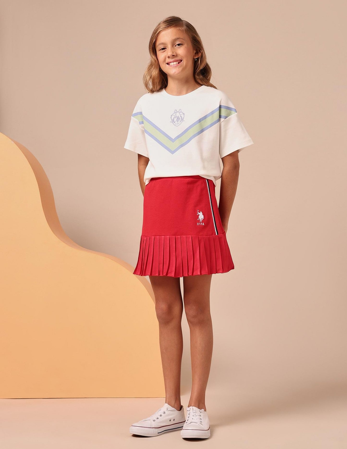 U.S. POLO ASSN. Cotton Western Skirt