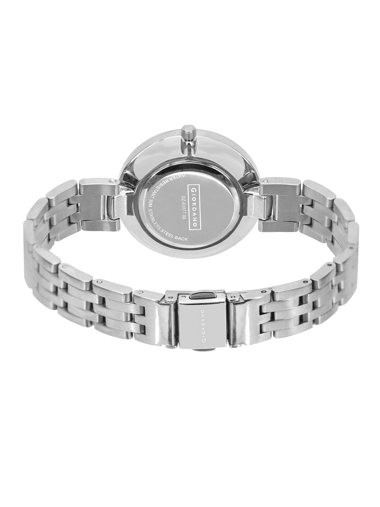 Giordano Analog Stylish Watch for Women Water Resistant Fashion Watch Round Shape with 3 Hand Mechanism Wrist Watch to Compliment Your Look/Ideal Gift for Female - GZ-60077-33