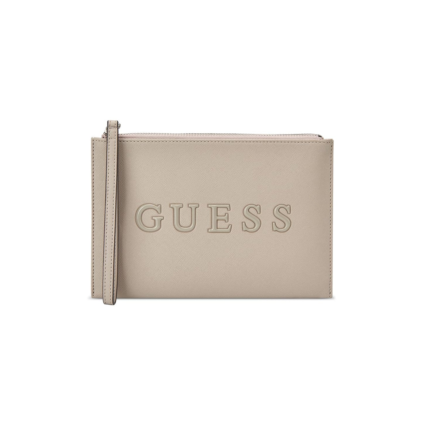 GUESS Women's Taupe Textured Wallet| Ladies Purse Handbags | Gift For Ladies