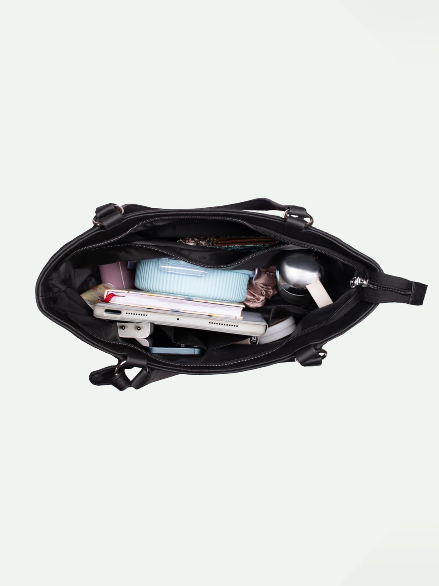 ZOUK Naisha Tote Bag - Nawabi Couture | Vegan Leather Handbag for Women