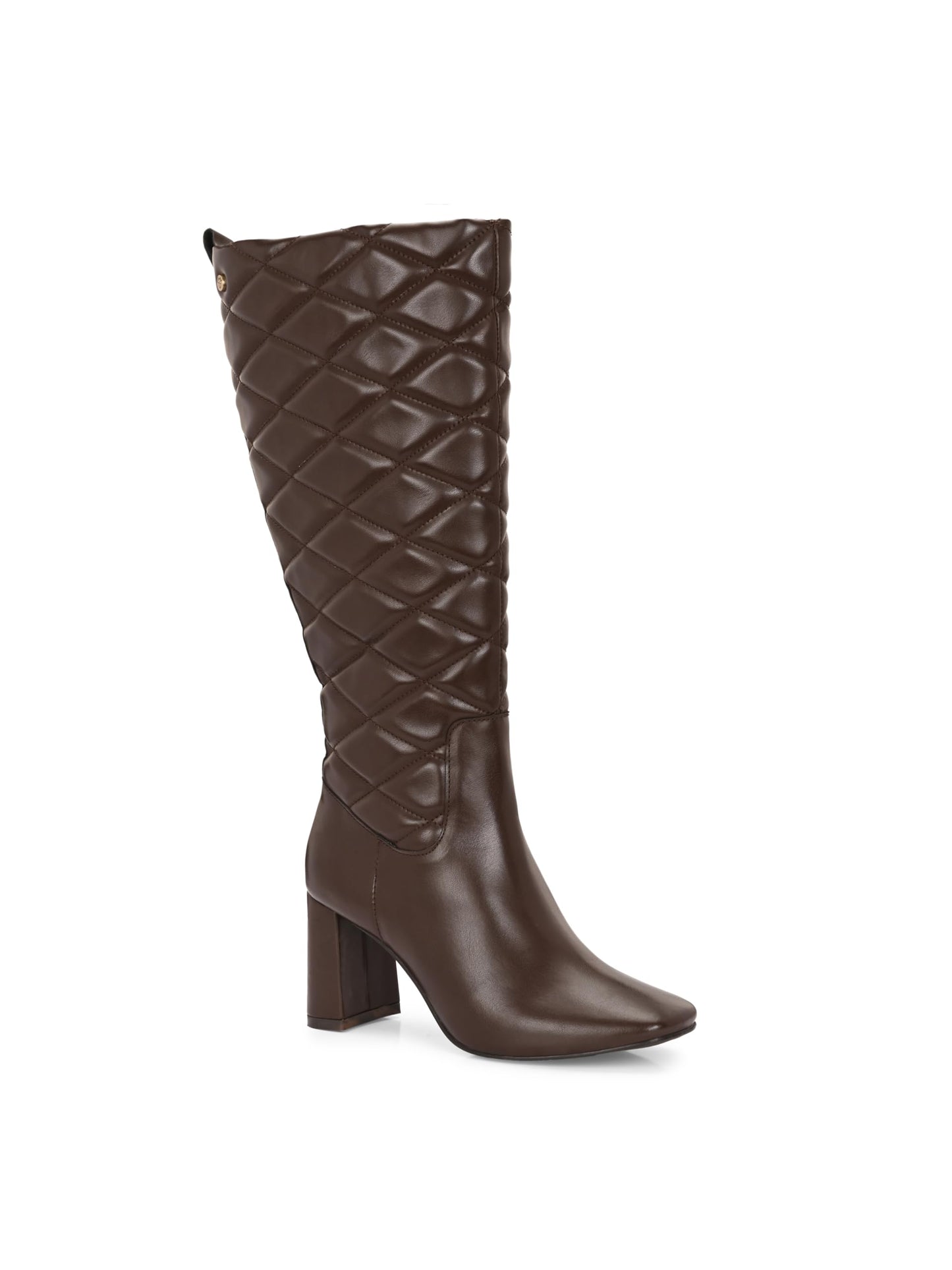 Delize Brown Women Knee boots-66730-36