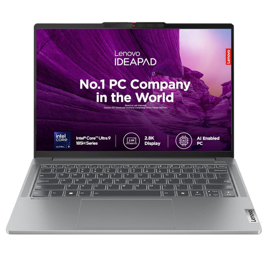 Lenovo IdeaPad Pro 5 Intel Core Ultra 9 185H Built-in AI 14" (35.5cm) 2.8K OLED 400Nits 120Hz Laptop (32GB RAM/1TB SSD/Windows 11/Office Home 2024/1Yr ADP Free/Grey/1.46Kg), 83D2004XIN