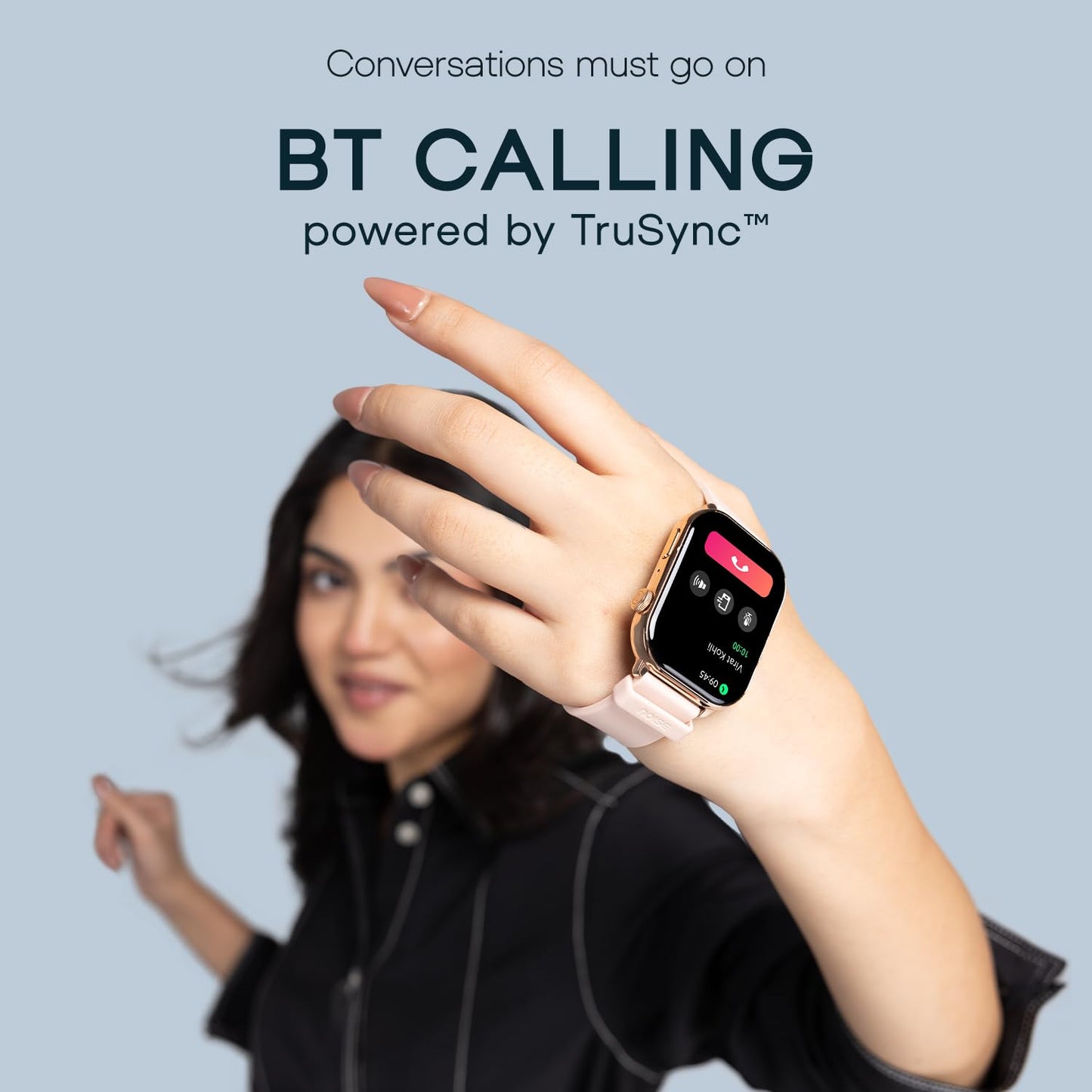 Noise ColorFit Pulse 4 Max Smartwatch - Silver Link