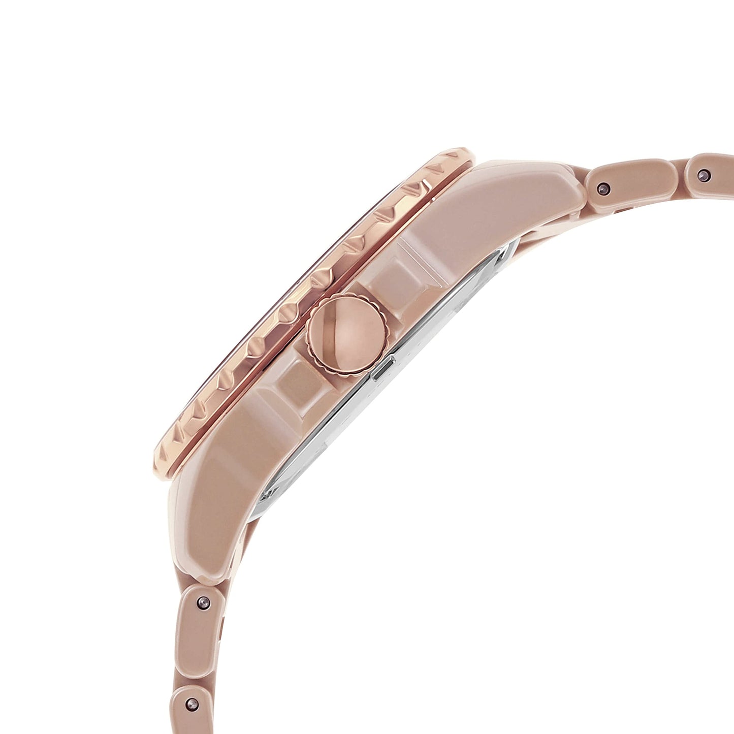 Fossil Analog Ceramic Brown Dial and Band Women's Watch-CE1111