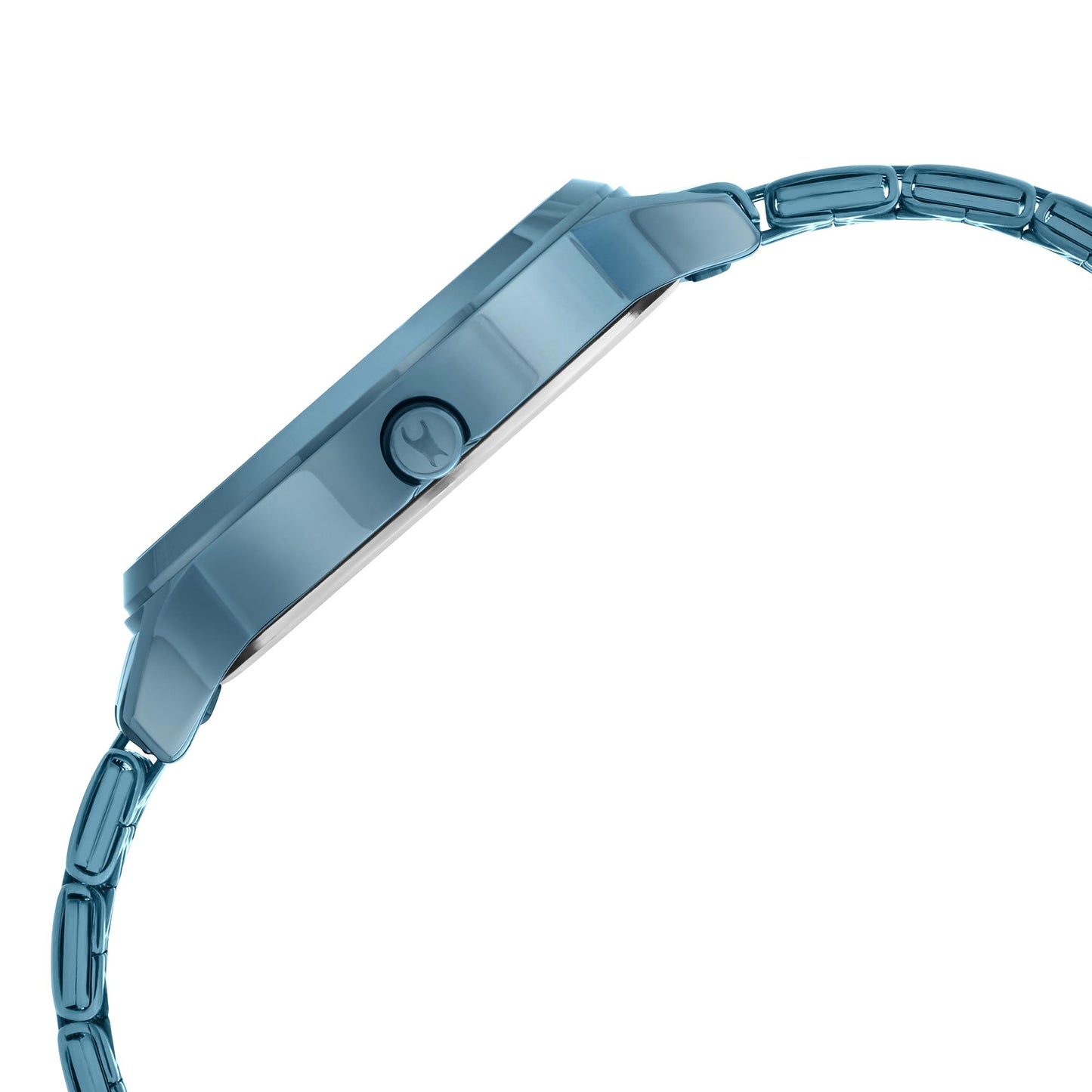 Fastrack Crush Quartz Analog Blue Dial Blue Stainless Steel Strap Watch for Girls - 6292QM02