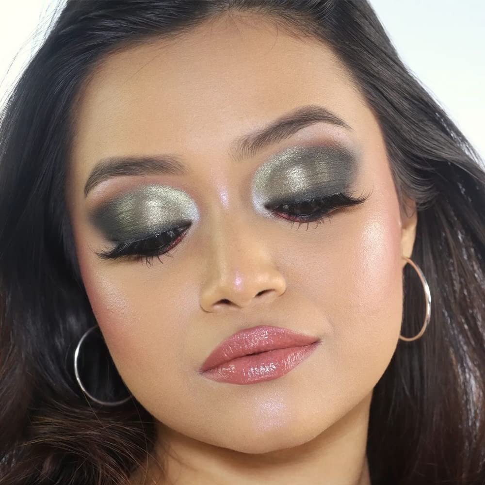 Charmacy Milano Eye Shadow 12 Color Palette - Easy To Blend, Great Pigments, Matte-Shimmer Shades, Soft Texture, Basic & Uniqe Shades in One Palatte, Built-in Mirror