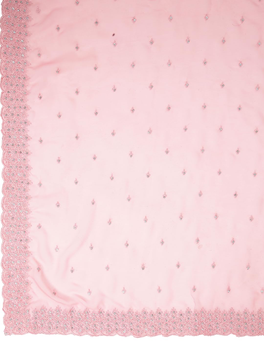 Kalyan Silks Pink Georgette Fancy Saree