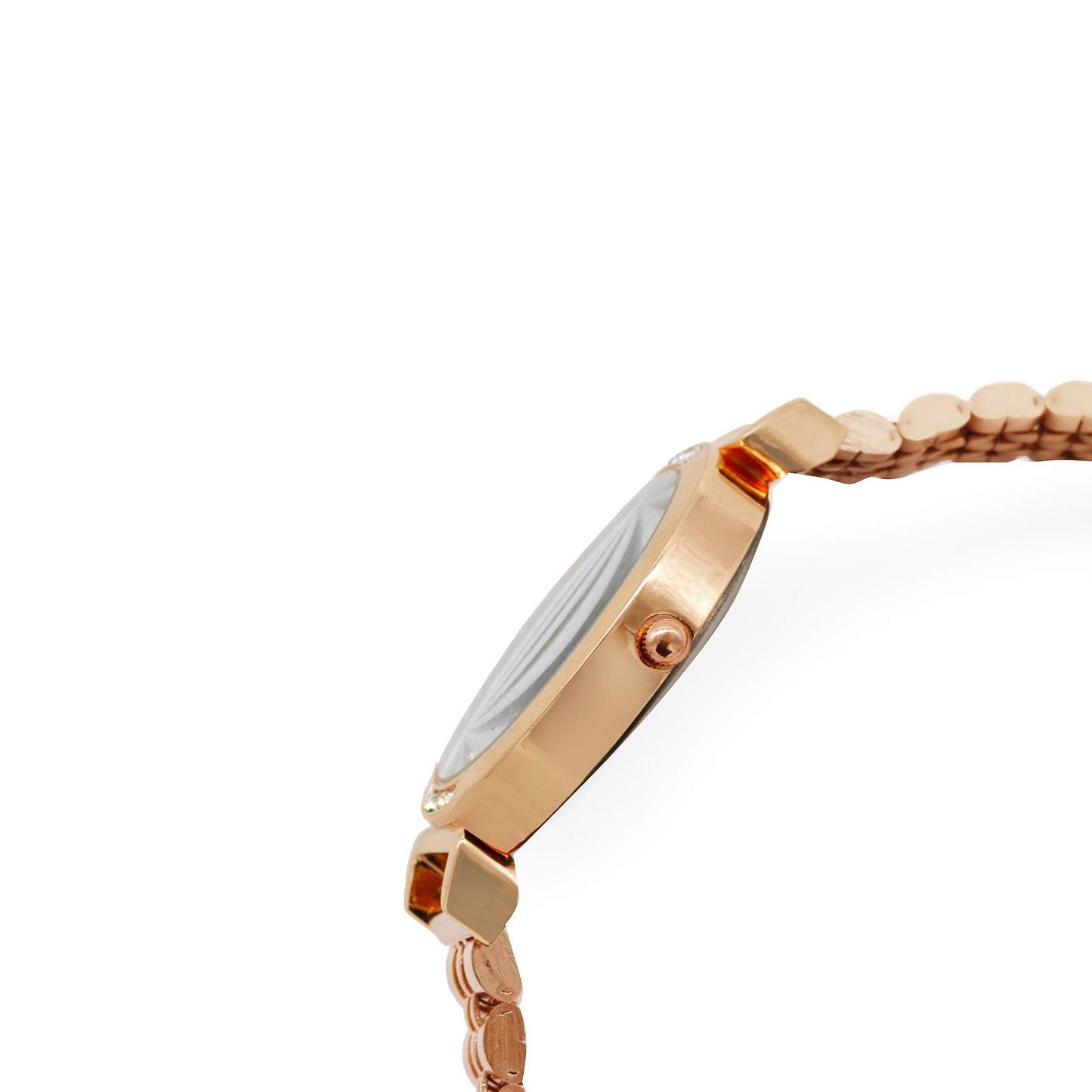 Joker & Witch Petite White Dial 12mm Rose Gold Stainless Steel Watch for Women