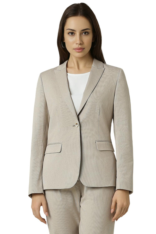 Van Heusen Women's Blazer (VWBZFRGFC91850_Grey