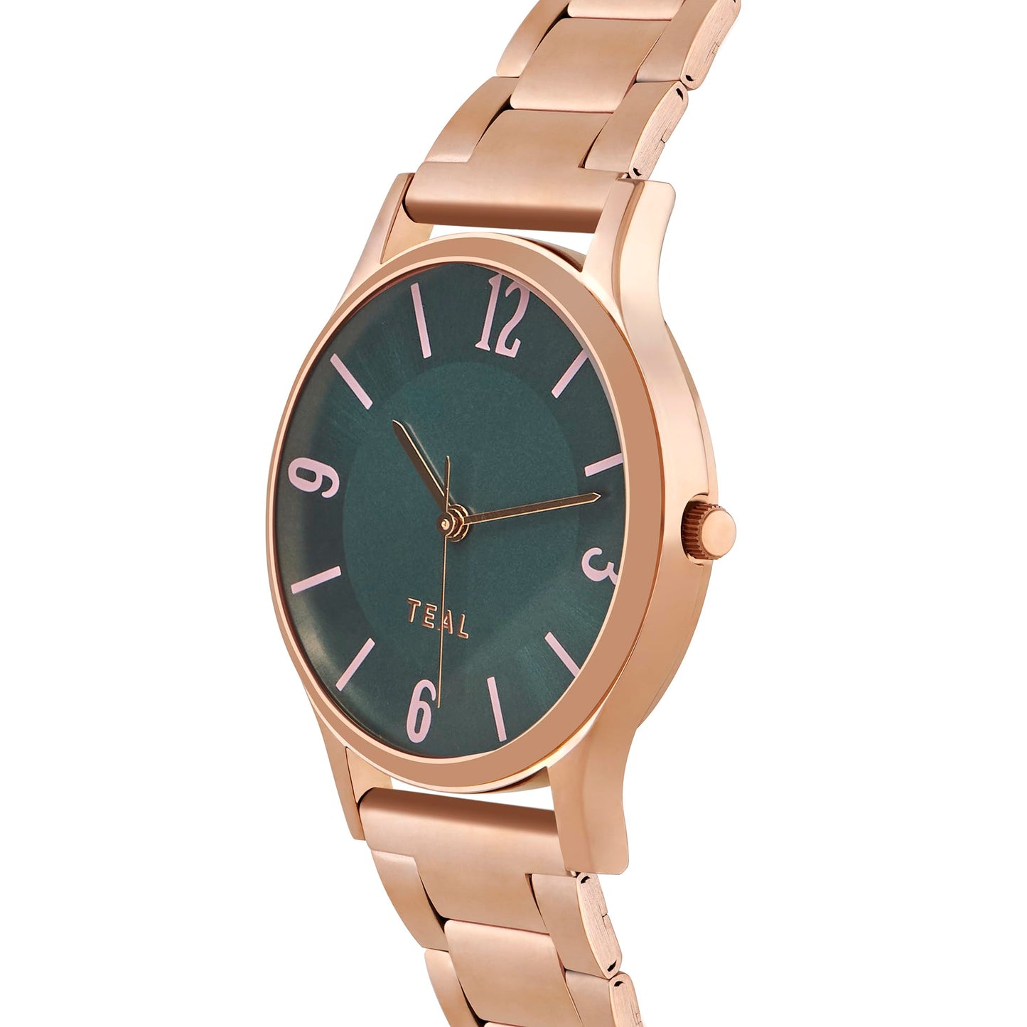 TEAL BY CHUMBAK Round Dial Analog Hand Watch for Women, Gifts for Women/Girls/Ladies, Stylish Fashion Watch for Casual/Work