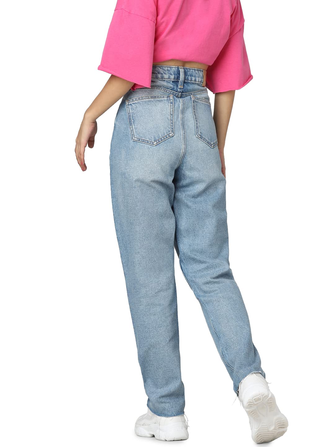 ONLY Straight Fit Jeans (273110401_Medium Blue Denim_32)