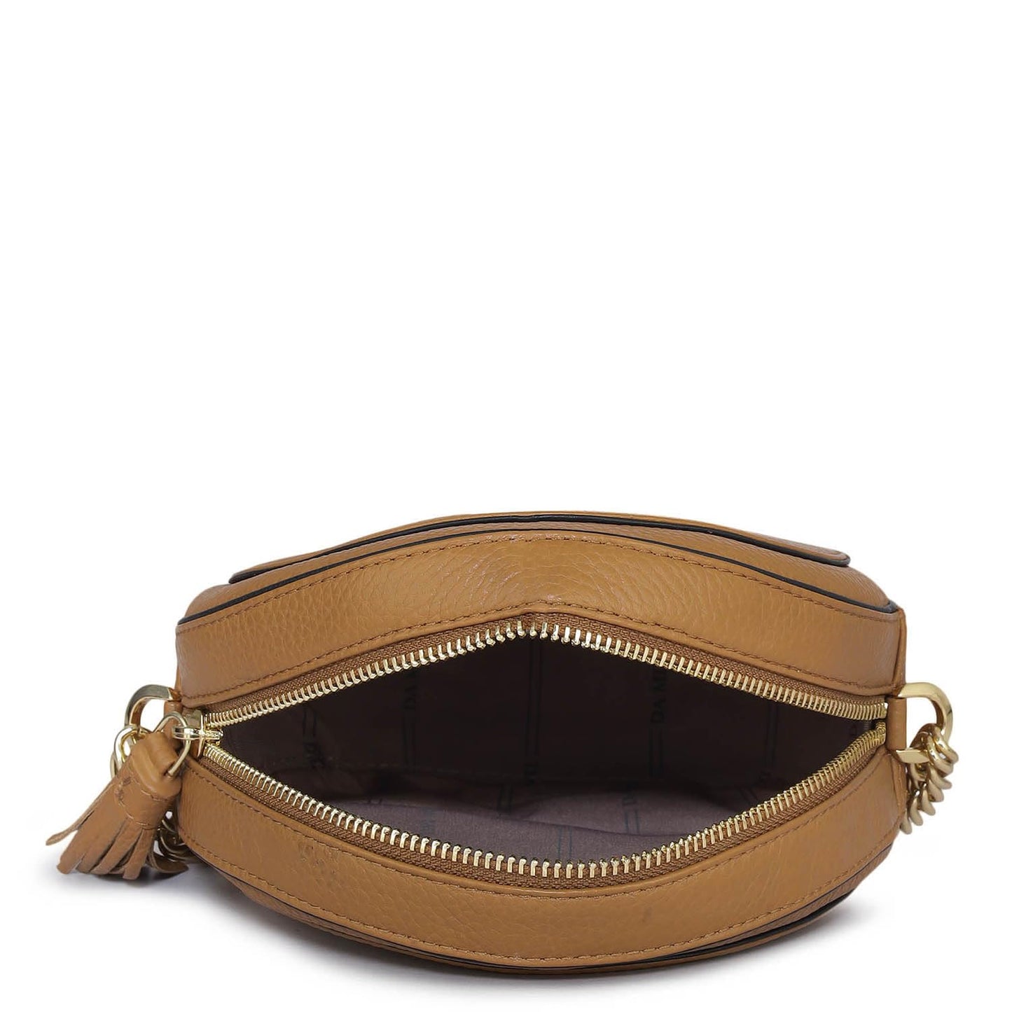 Da Milano Women's Leather Sling Bag - Caramel