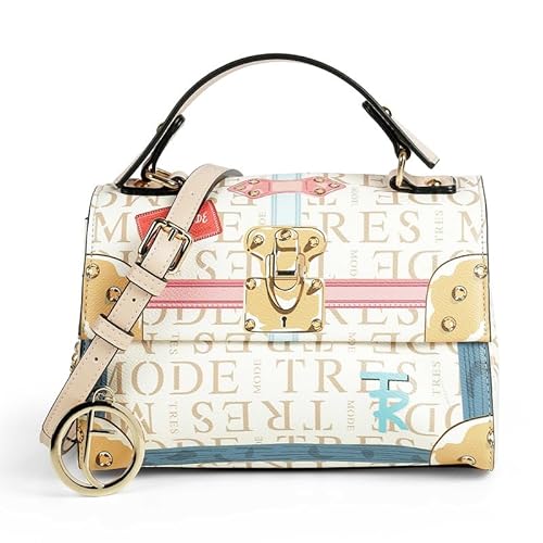 tresmode CALVI Beige Women Vegan Leather Sling Bag