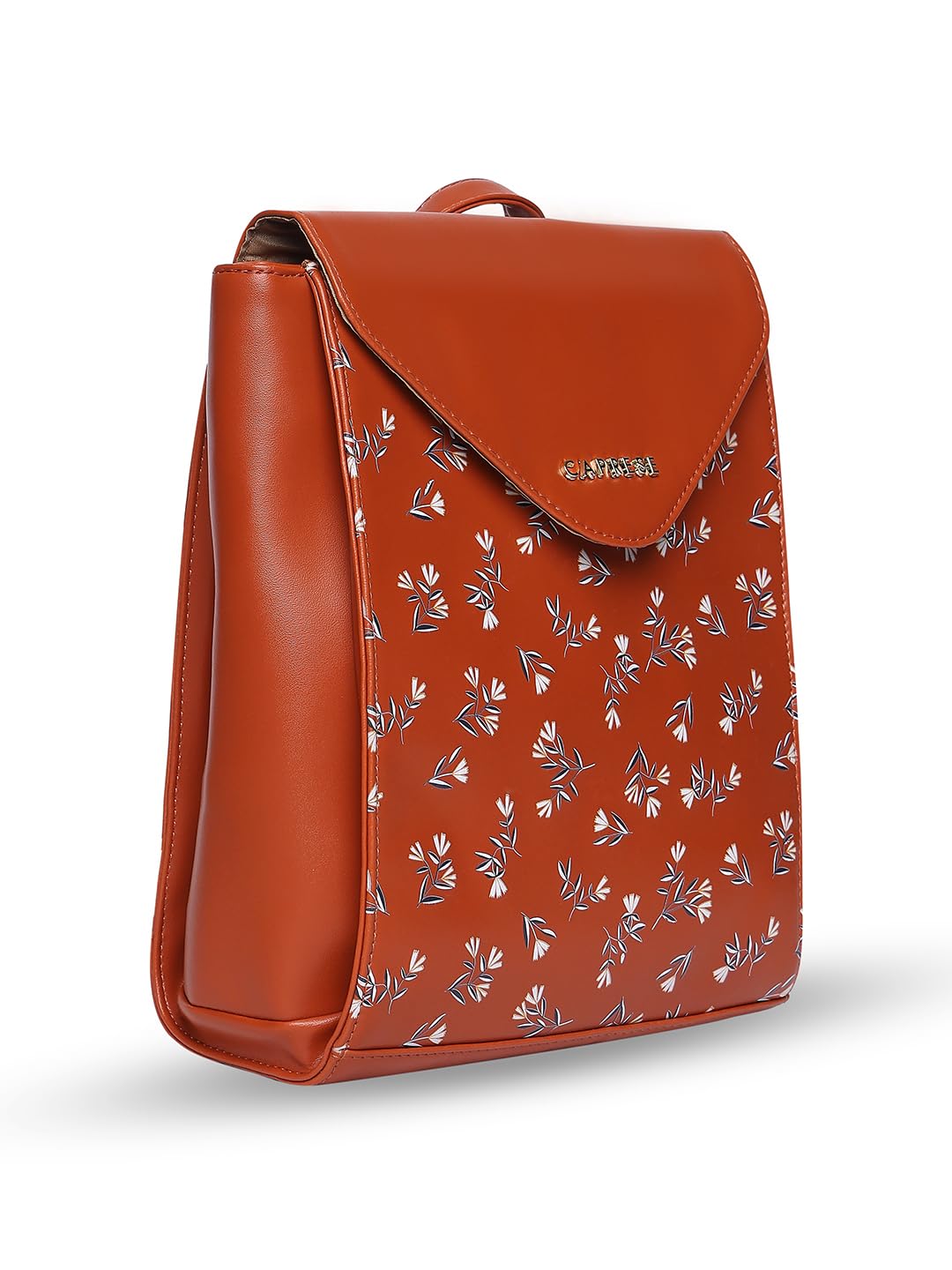 Caprese Merida Backpack Large TAN Printed Women's Bag