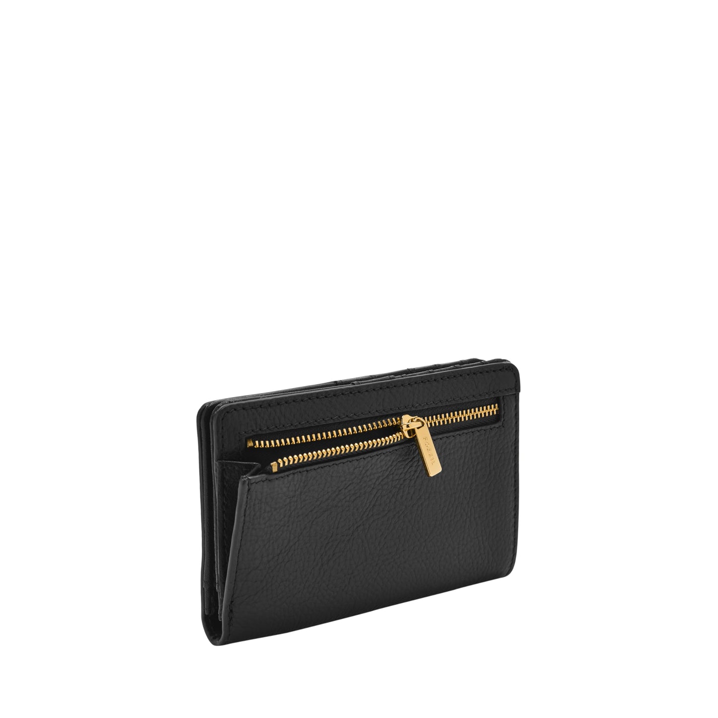 Fossil Mens Leather Liza Black Card Case Wallet Sl7986G001