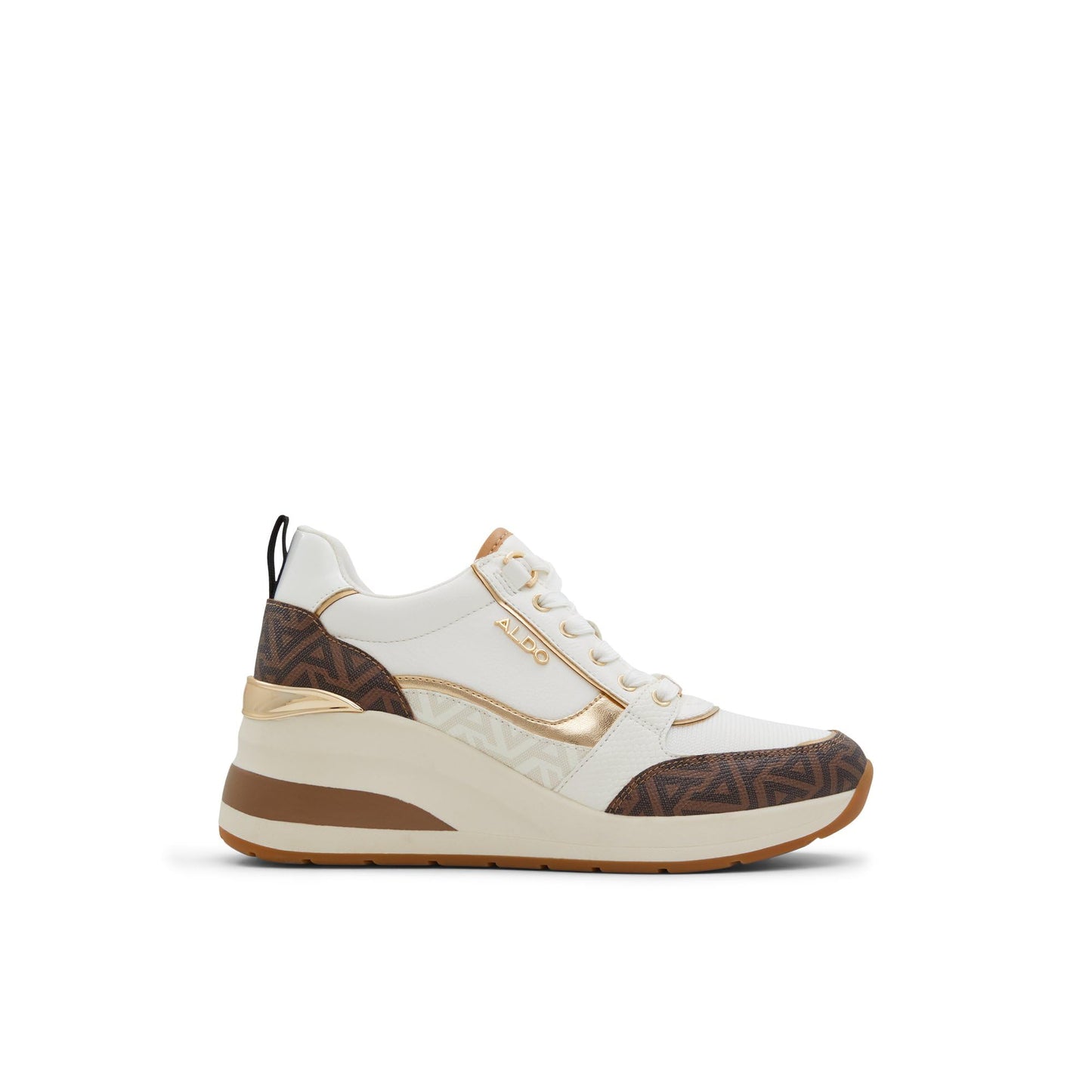 Aldo CAROTERIEL-IN201 Ladies Dark Brown Wedge Sneakers