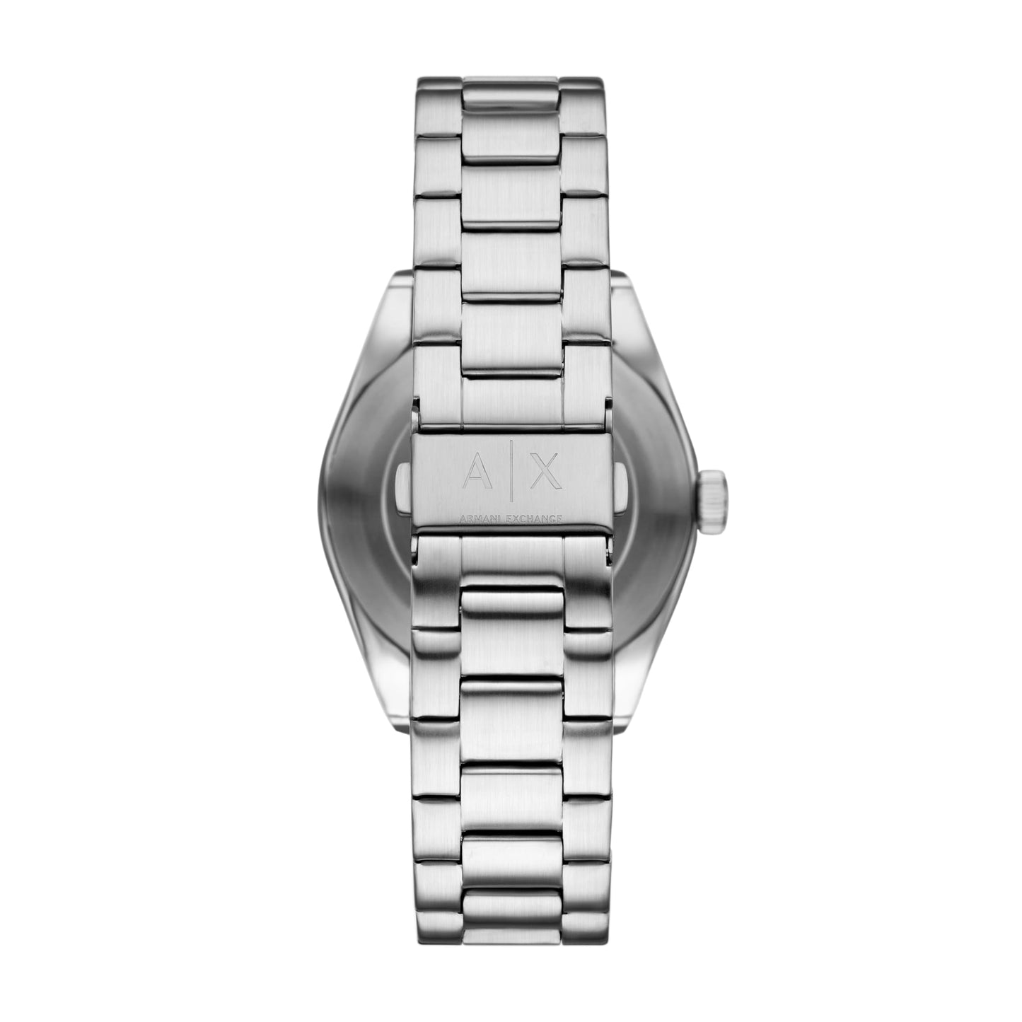 Armani Exchange Stainless Steel Analog Gray Dial Men's Watch-Ax1420, Band Color:Silver