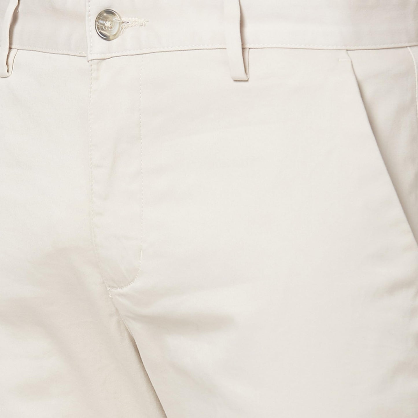 Park Avenue Men's Neo Fit Solid Pattern Cotton Blend Pleated Casual Trouser (Size: 36)-PCTA00477-F2