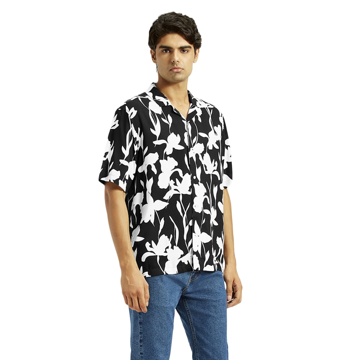 Levi's Men's Regular Fit Shirt (0036O-0021_Black