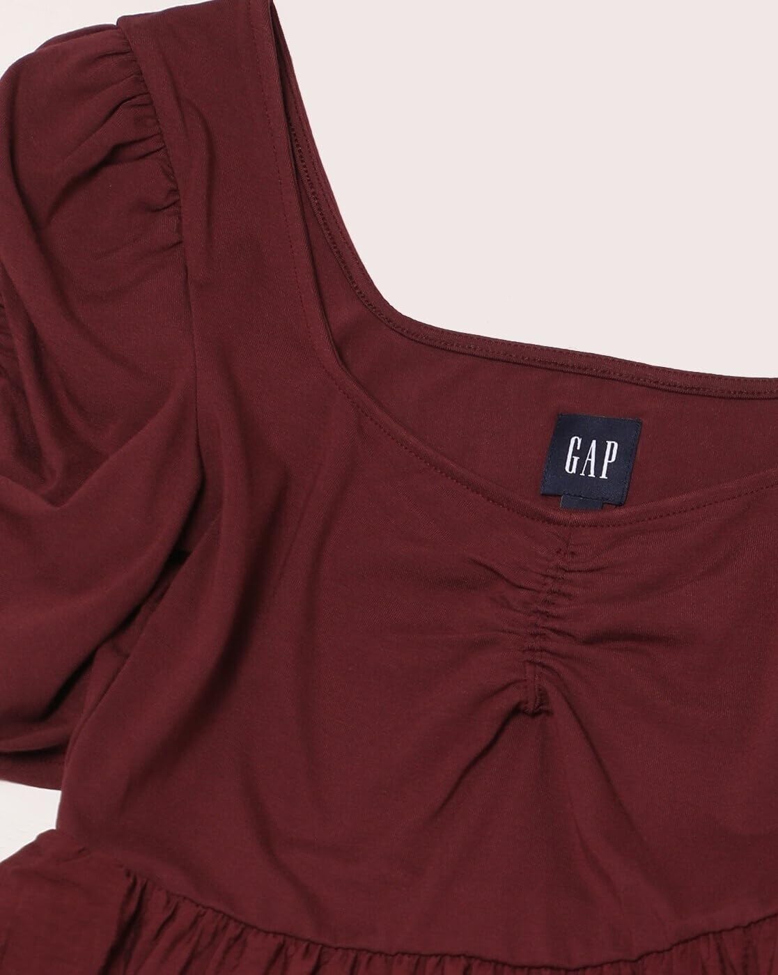 GAP Women's Rayon Classic Midi Casual Dress (442253334_Darkpurple_Dark Purple