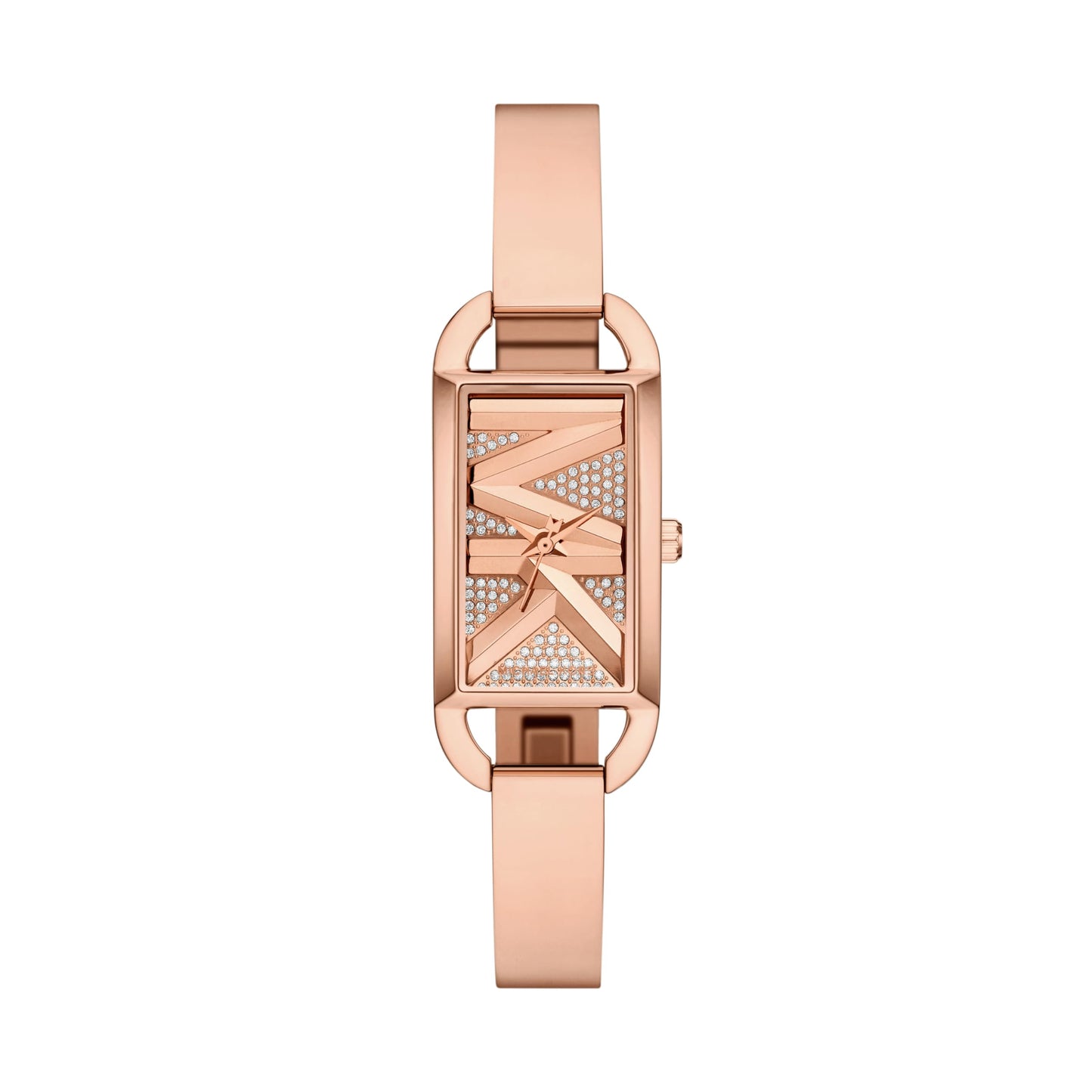 Michael Kors Stainless Steel Analog Rose Gold Dial Women's Watch-Mk4858, Band Color:Rose Gold