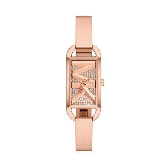 Michael Kors Stainless Steel Analog Rose Gold Dial Women's Watch-Mk4858, Band Color:Rose Gold