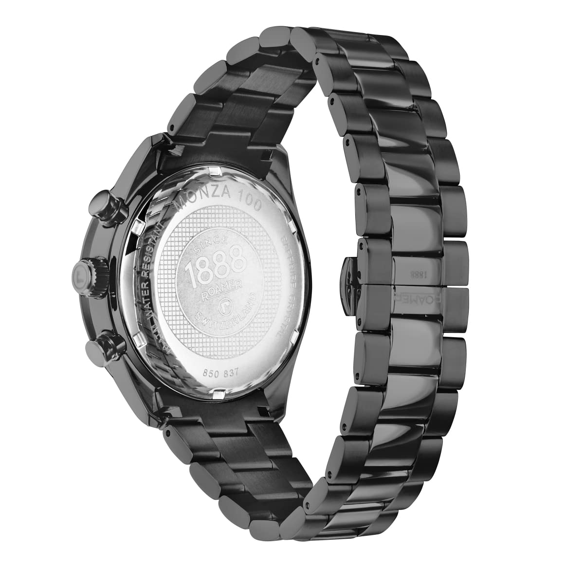 Roamer Monza 100 Analog Black Dial Women's Watch-850837 44 55 20