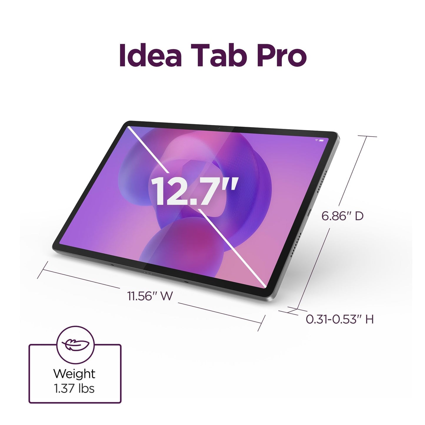 Lenovo Idea Tab Pro (Smartchoice) with Paper-Like Anti Glare 12.7" 3K 144 Hz Display & Pen Plus (Matte Edition)| 8GB RAM, 256GB ROM|10200 mAh with 45 W Charger|MediaTek Dimensity 8300|4 JBL Speakers