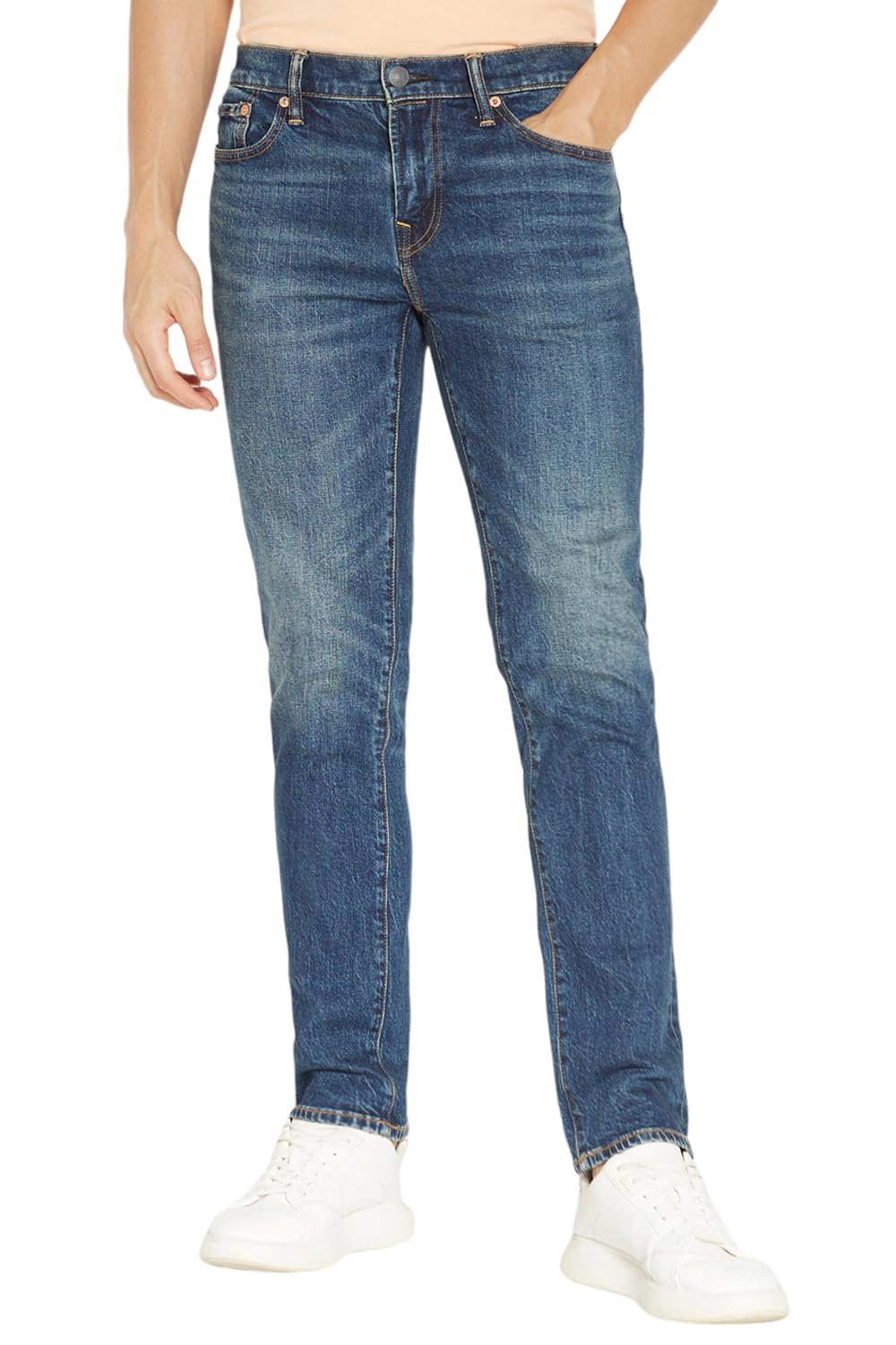 American Eagle Men Blue EasyFlex Slim Straight Jean