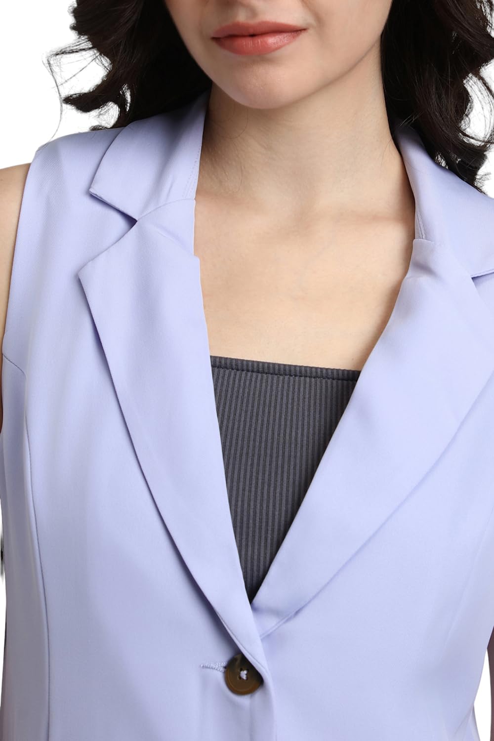 FOREVER 21 Women's A-Line Coat (FWA24CCJF0027_Lilac