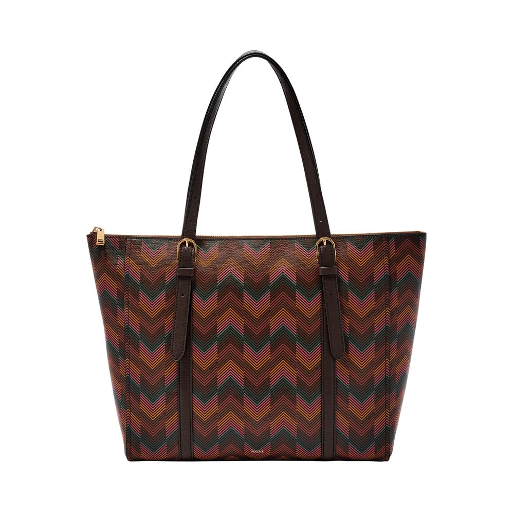Fossil Women's Carlie Tote Bag, Harlow Multi Print